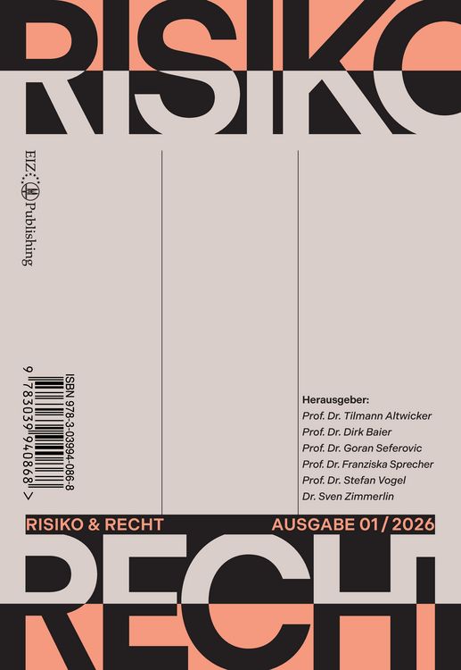 Produktbild: Risiko & Recht 01/2026