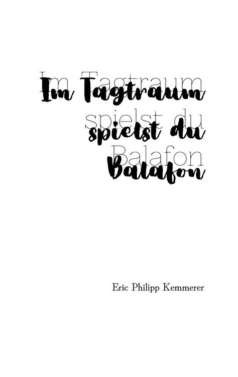 Produktbild: Im Tagtraum spielst du Balafon
