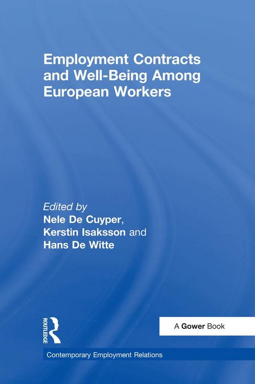 Produktbild: Employment Contracts and Well-Being Among European Workers