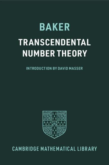 Produktbild: Transcendental Number Theory