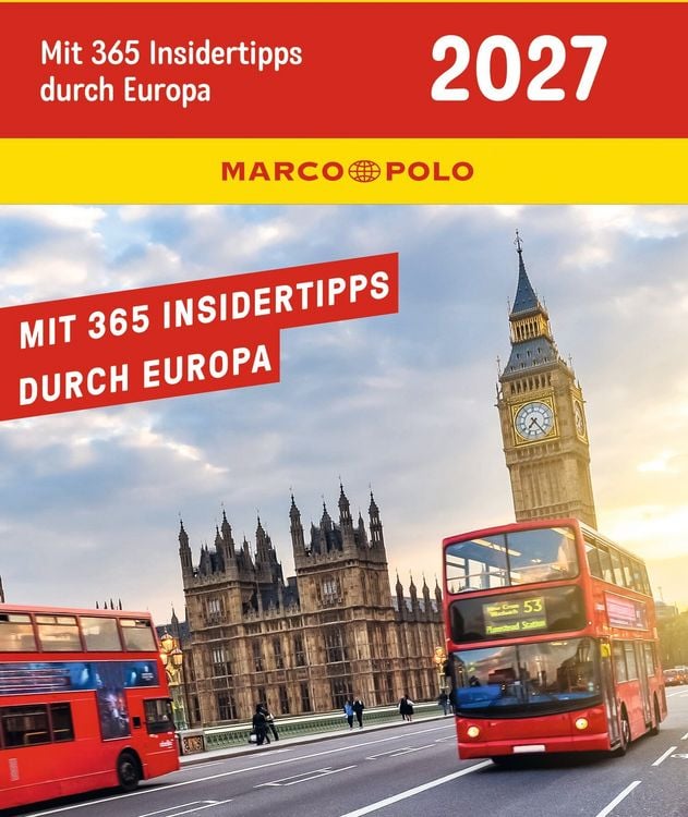 Produktbild: KUNTH Abrei&szlig;kalender MARCO POLO: Mit 365 Insidertipps durch Europa 2027