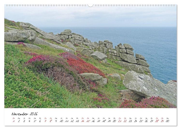 Produktbild: Cornwall. Der malerische S&uuml;dwesten Englands (Wandkalender 2026 DIN A2 quer), CALVENDO Monatskalender