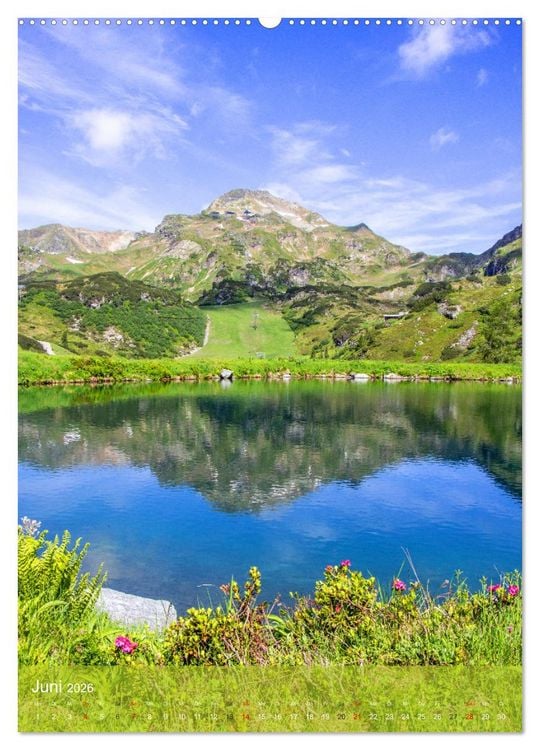 Produktbild: Es gr&uuml;&szlig;t Obertauern (hochwertiger Premium Wandkalender 2026 DIN A2 hoch), Kunstdruck in Hochglanz