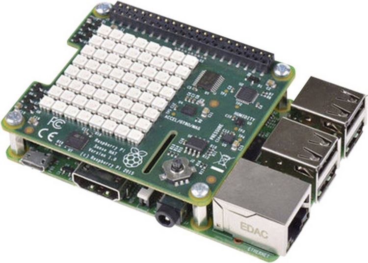 Produktbild: Raspberry Pi&reg; Sense Hat Erweiterungs-Platine