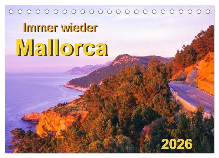 Produktbild: Immer wieder Mallorca (Tischkalender 2026 DIN A5 quer), CALVENDO Monatskalender
