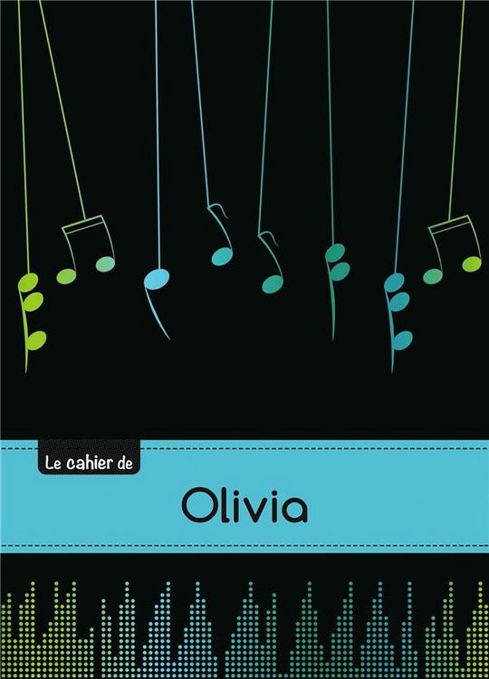 Produktbild: Carnet olivia musique,48p,a5