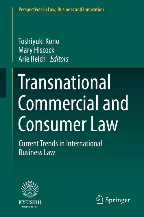Produktbild: Transnational Commercial and Consumer Law