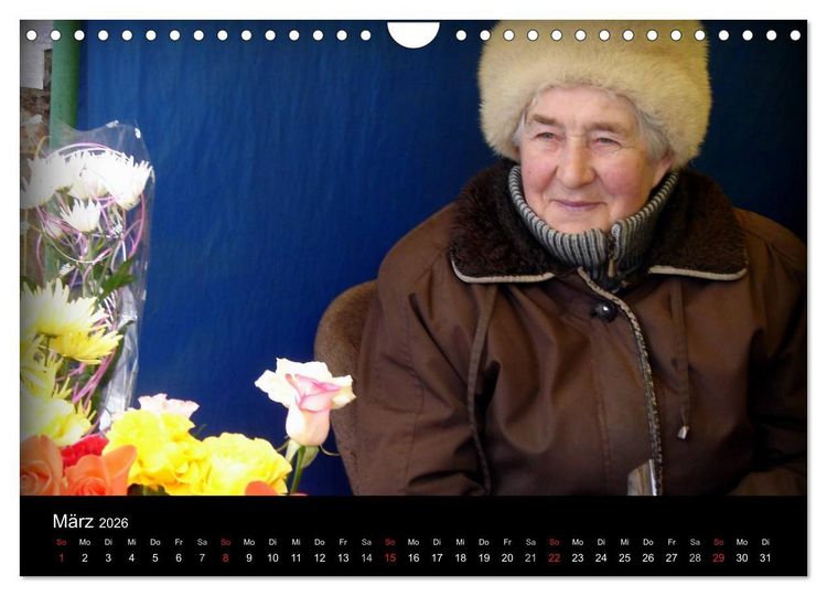 Produktbild: GESICHTER RUSSLANDS 2026 (Wandkalender 2026 DIN A4 quer), CALVENDO Monatskalender