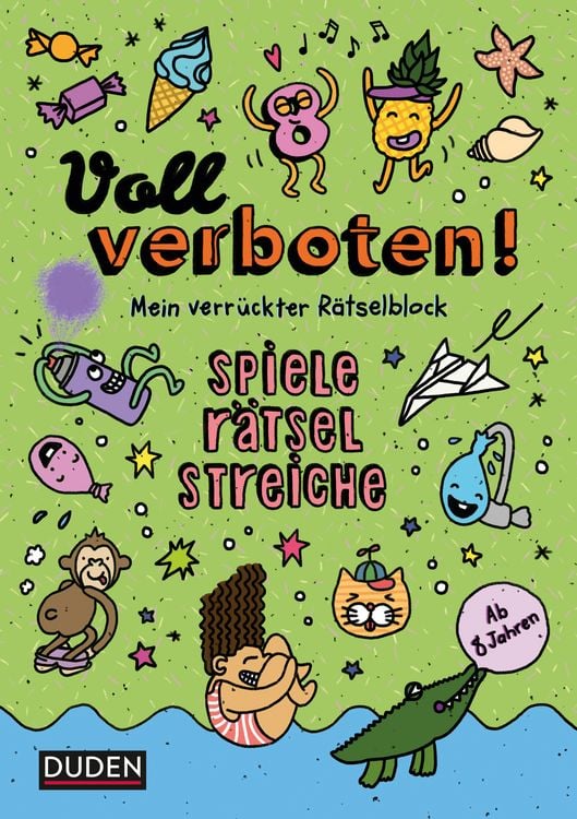 Produktbild: Voll verboten! Mein verr&uuml;ckter R&auml;tselblock 3 &ndash; Ab 8 Jahren