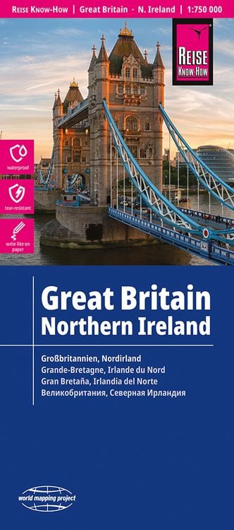 Produktbild: Reise Know-How Landkarte Gro&szlig;britannien 1 : 750 000