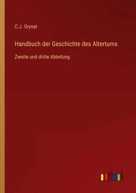 Produktbild: Handbuch der Geschichte des Altertums
