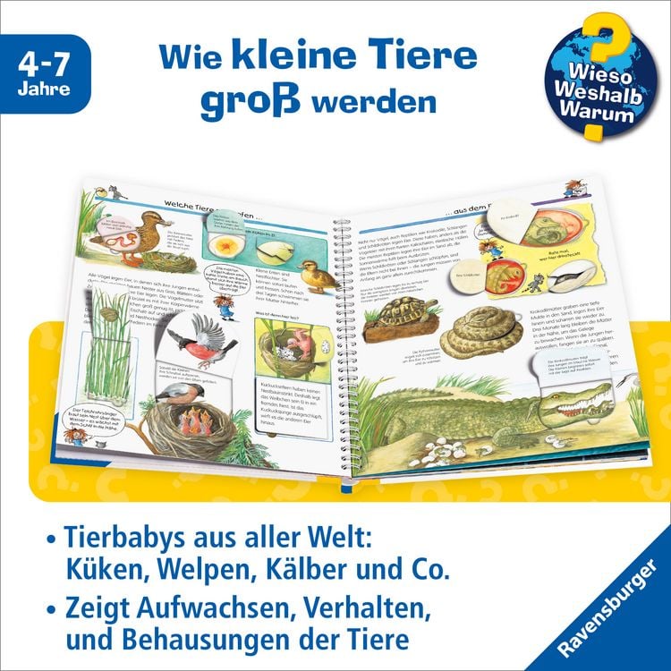 Produktbild: Wieso? Weshalb? Warum? Kernreihe (4-7 J.), Band 33 - Tiere und ihre Kinder