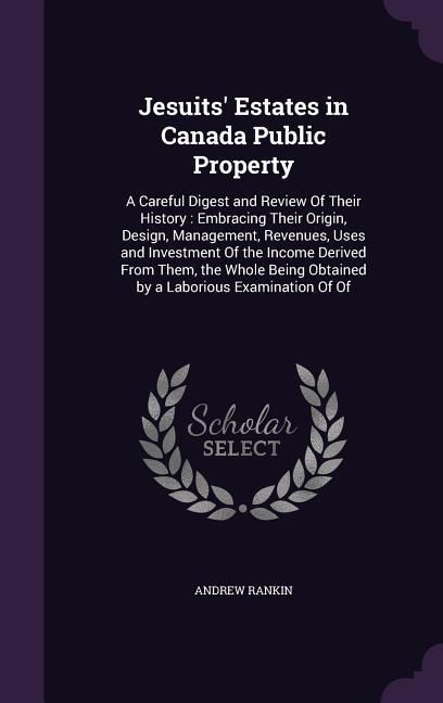 Produktbild: Jesuits' Estates in Canada Public Property