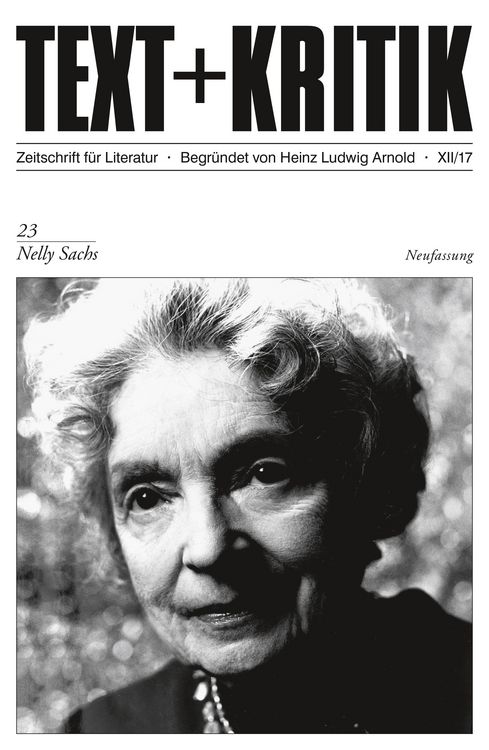 Produktbild: TEXT + KRITIK 23 - Nelly Sachs