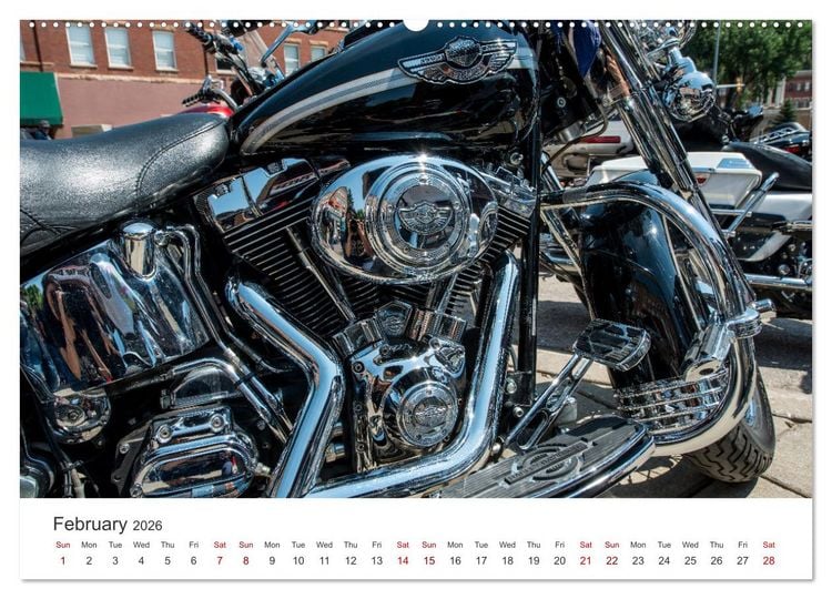 Produktbild: Sturgis - The most famous motorcycle rally in the world (High Quality Premium Wall Calendar 2026 DIN A2 landscape),CALVENDO 12 Month Wall Calendar