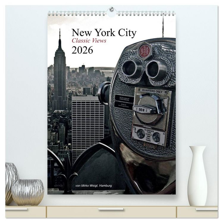 Produktbild: New York City 2026 &bull; Classic Views (hochwertiger Premium Wandkalender 2026 DIN A2 hoch), Kunstdruck in Hochglanz