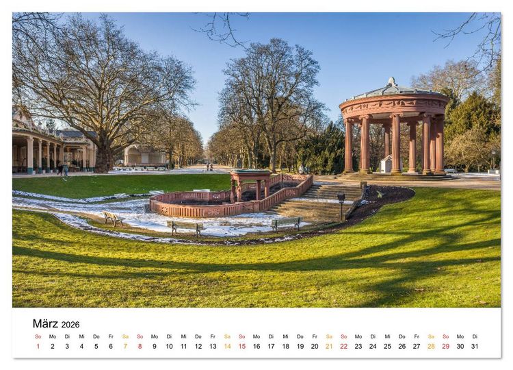 Produktbild: Bad Homburg - Die Perle im Hochtaunus (Wandkalender 2026 DIN A3 quer), CALVENDO Monatskalender