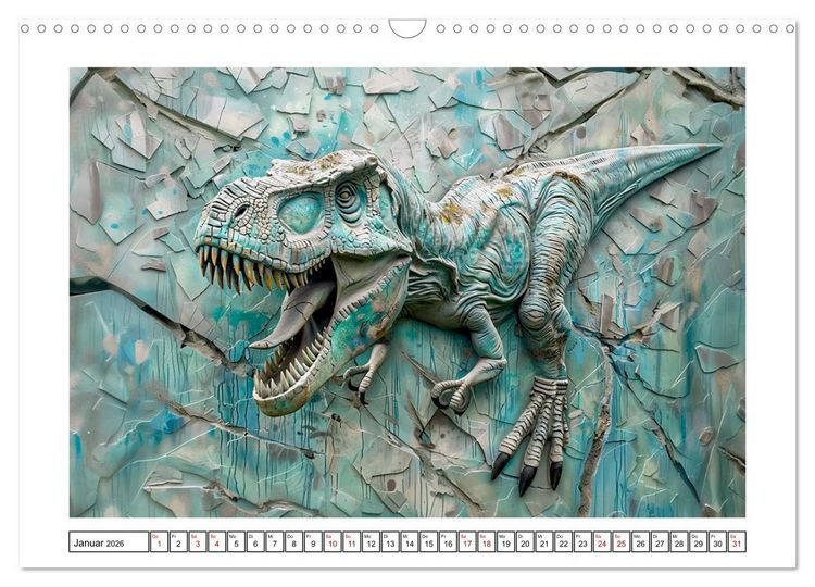 Produktbild: Wesen aus der Urzeit (Wandkalender 2026 DIN A3 quer), CALVENDO Monatskalender