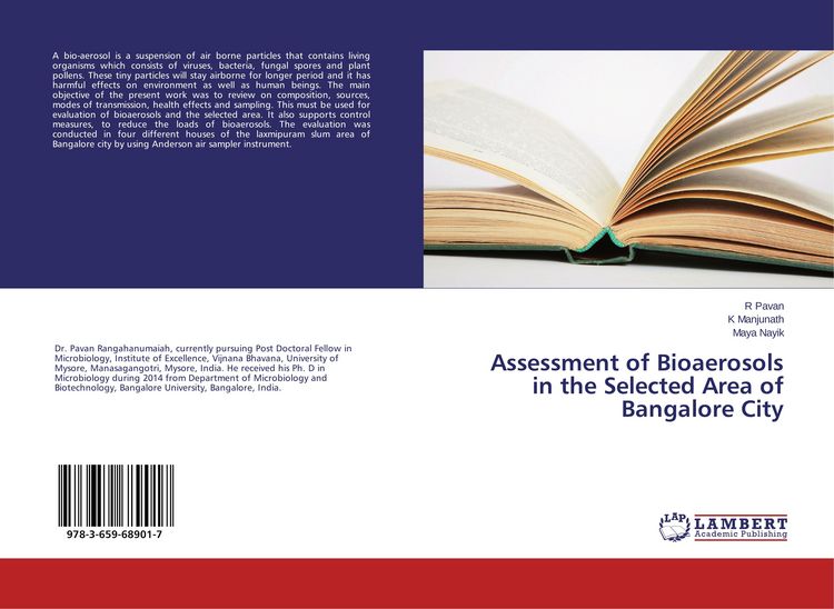 Produktbild: Assessment of Bioaerosols in the Selected Area of Bangalore City