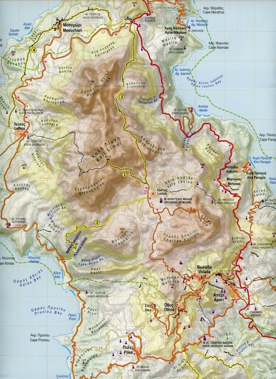 Produktbild: Wanderkarte Karpathos 1 : 43.000