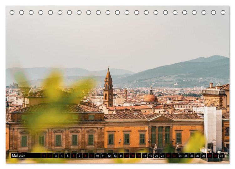 Produktbild: Fantastisches Florenz (Tischkalender 2027 DIN A5 quer), CALVENDO Monatskalender