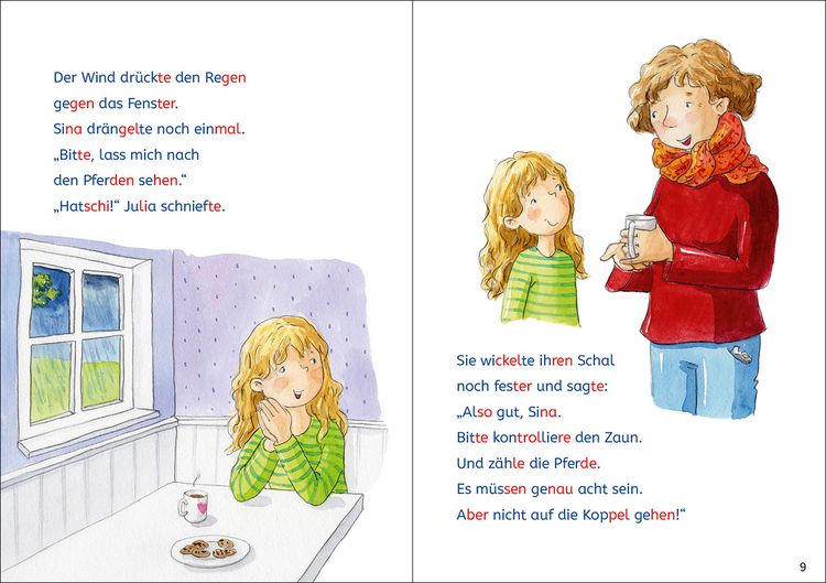 Produktbild: Lesel&ouml;wen Lesetraining 2. Klasse - Das verletzte Wildpferd