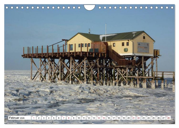 Produktbild: Impressionen aus Sankt Peter-Ording (Wandkalender 2026 DIN A4 quer), CALVENDO Monatskalender