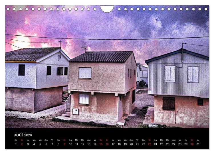 Produktbild: Gruissan-Les-Chalets (Calendrier mural 2026 DIN A4 vertical), CALVENDO calendrier mensuel