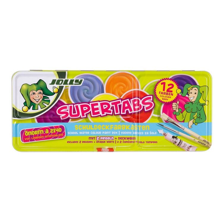 Produktbild: JOLLY Deckfarbkasten Supertabs 12er CLASSIC