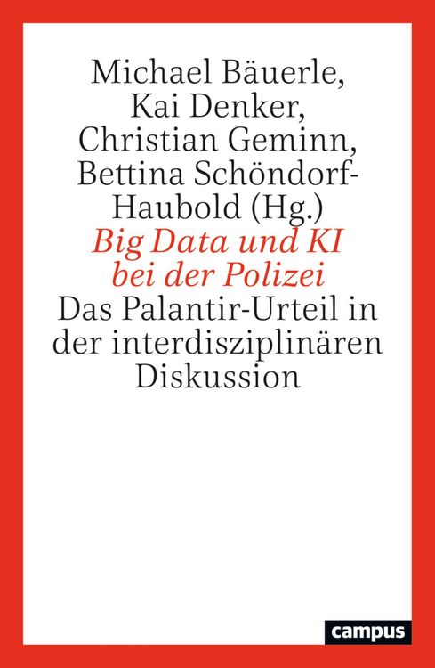 Produktbild: Big Data und KI bei der Polizei