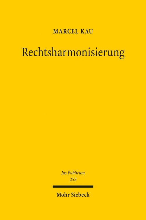 Produktbild: Rechtsharmonisierung