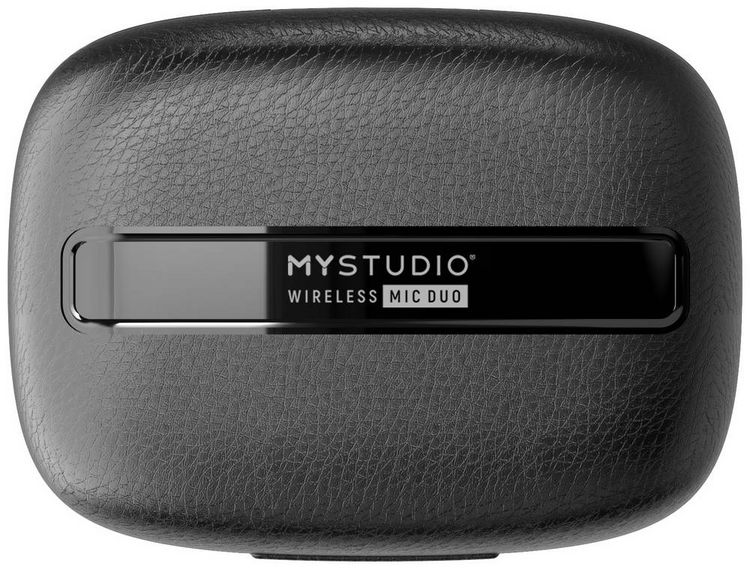 Produktbild: Ansteck Studiomikrofon Easypix MyStudio&reg; Wireless Mic Duo &Uuml;bertragungsart (Details):Kabelgebunden, Funk inkl. Windschutz, inkl. Mikrofoncase