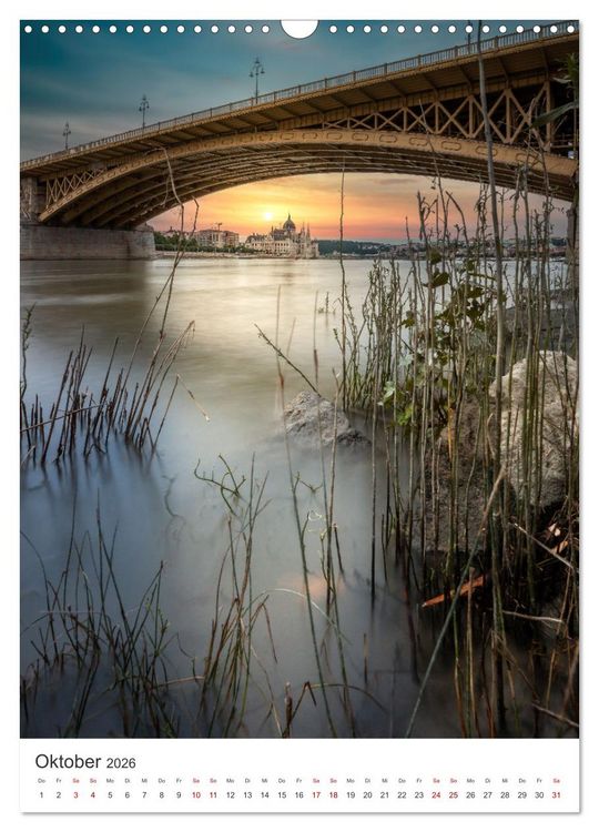 Produktbild: Die sch&ouml;nsten Orte vom Balaton nach Budapest (Wandkalender 2026 DIN A3 hoch), CALVENDO Monatskalender