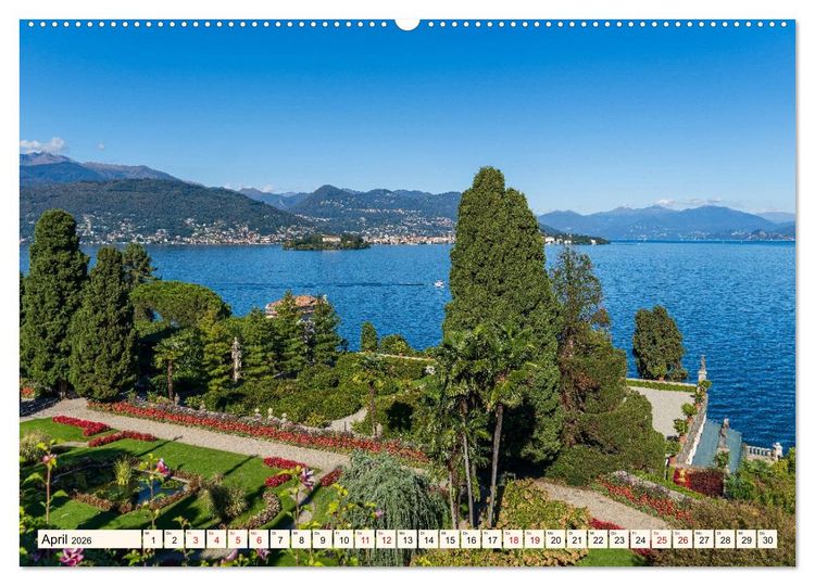 Produktbild: Lago Maggiore - Traumorte am See (Wandkalender 2026 DIN A2 quer), CALVENDO Monatskalender