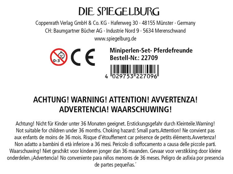 Produktbild: Miniperlen-Set - Pferdefreunde