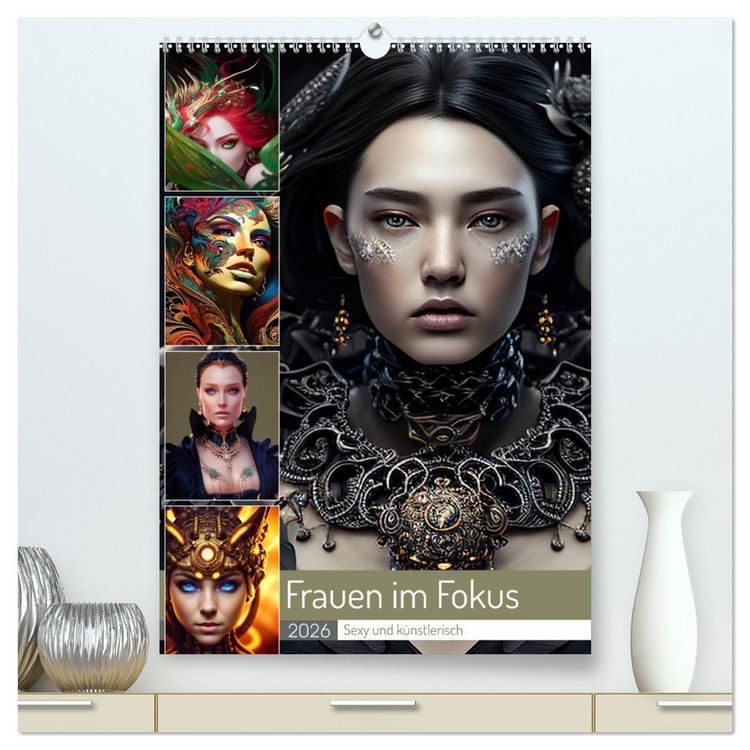Produktbild: Frauen im Fokus (hochwertiger Premium Wandkalender 2026 DIN A2 hoch), Kunstdruck in Hochglanz