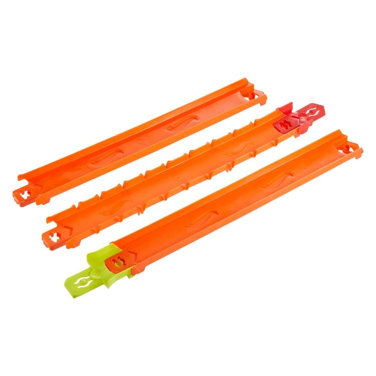 Produktbild: Hot Wheels Track Creator Gerades Trackset, ca. 1 Meter Track-Schnellstecksyste