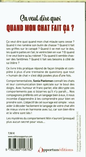 Produktbild: Ca veut dire quoi quand mon chat fait &ccedil;a ?