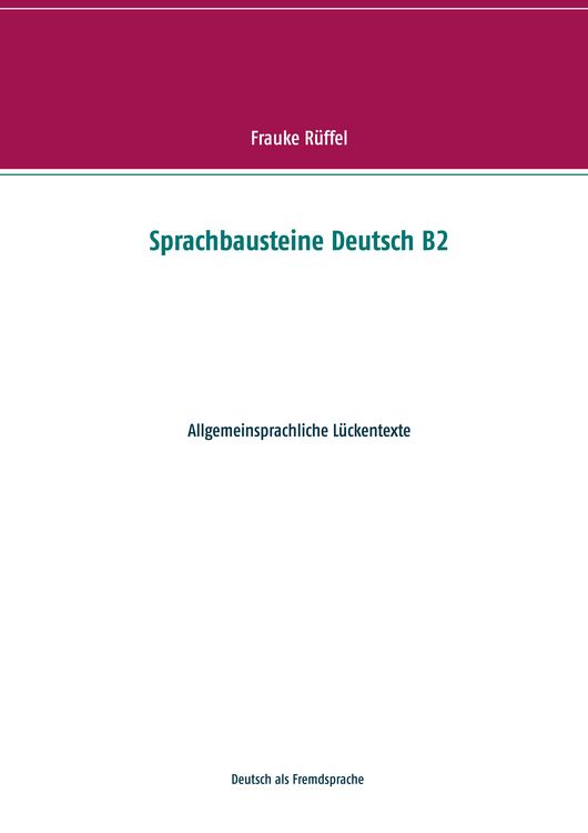 Produktbild: Sprachbausteine Deutsch B2
