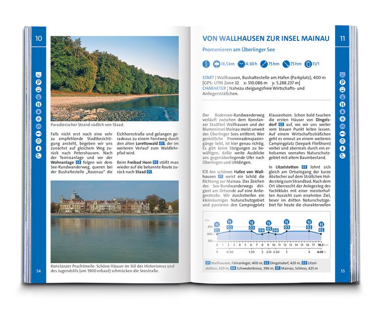 Produktbild: KOMPASS Wanderf&uuml;hrer Bodensee, 75 Touren
