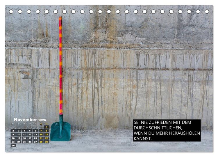 Produktbild: Humor in der Bauindustrie (Tischkalender 2026 DIN A5 quer), CALVENDO Monatskalender