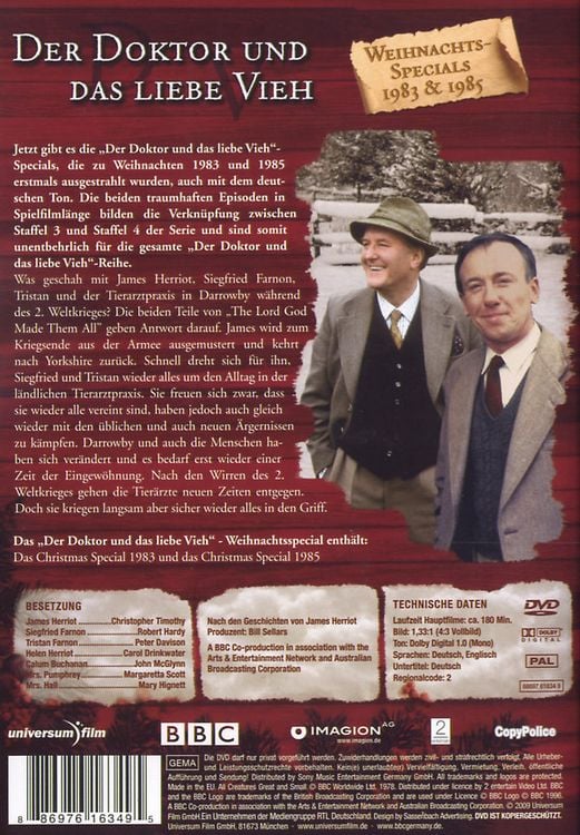 Der Doktor und das liebe Vieh - Die schönsten Weihnachtsspecials mit James Herriot