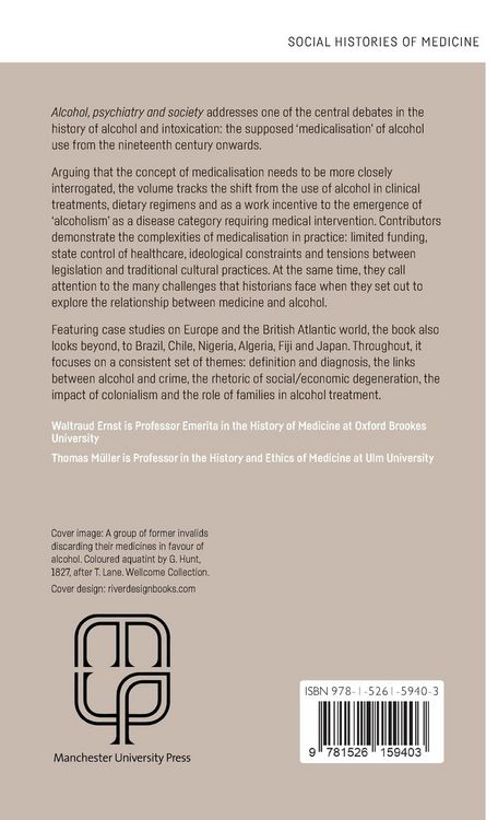 Produktbild: Alcohol, psychiatry and society