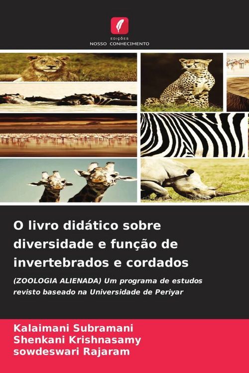 Produktbild: O livro did&aacute;tico sobre diversidade e fun&ccedil;&atilde;o de invertebrados e cordados