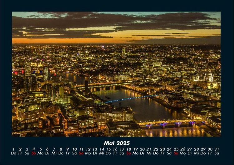 Produktbild: London 2025 Fotokalender DIN A4
