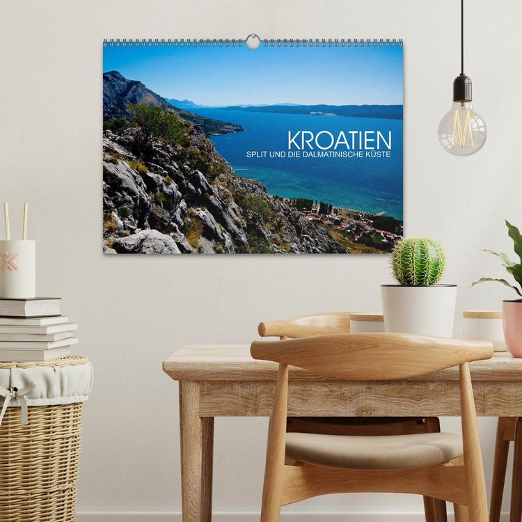 Produktbild: Kroatien - Split und die dalmatinische K&uuml;ste (Wandkalender 2026 DIN A3 quer), CALVENDO Monatskalender