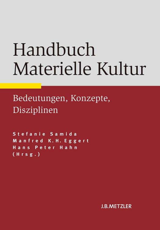 Produktbild: Handbuch Materielle Kultur