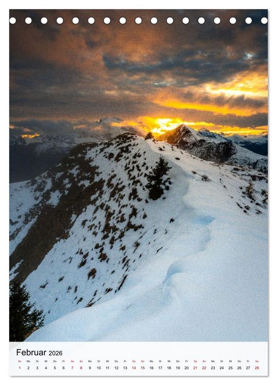 Produktbild: Die Dolomiten - Berge, die begeistern (Tischkalender 2026 DIN A5 hoch), CALVENDO Monatskalender