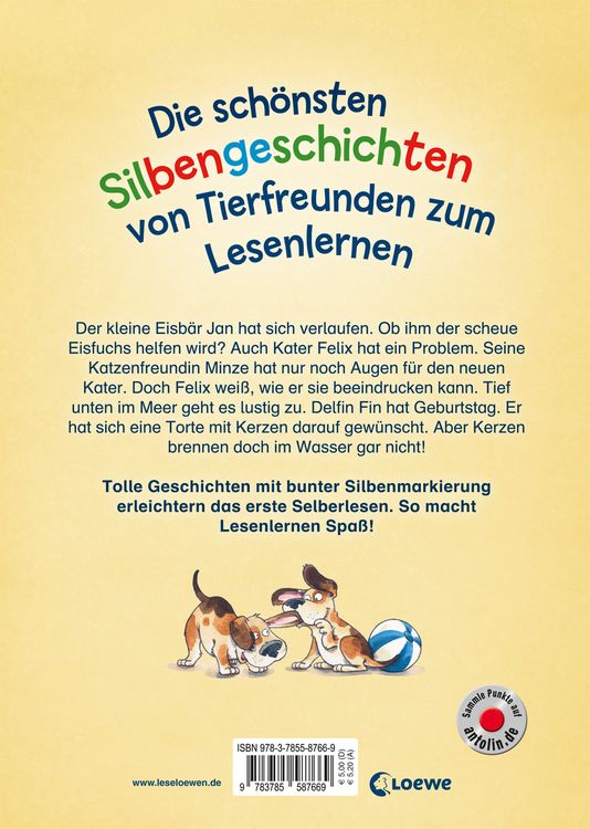 Produktbild: Lesel&ouml;wen - Das Original - Die sch&ouml;nsten Silbengeschichten von Tierfreunden zum Lesenlernen