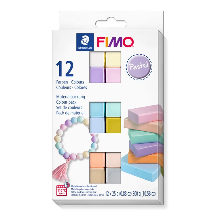 Produktbild: STAEDTLER Modelliermasse FIMO&reg; Pastell 12er Set